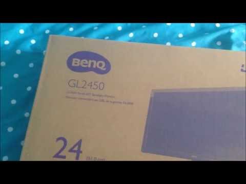 BenQ Gl2450hm LED Monitor Unboxing - good for gaming
