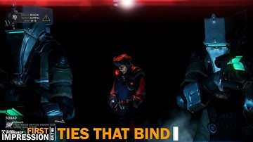 Warframe: Ties That Bind - Darvo Alert in U12