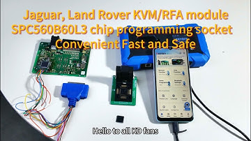 How to Write JLR KVM/RFA Initialization Data to New SPC560 Chip via Keydiy Chip Socket- OBDII365