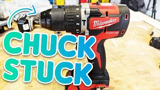 How To Fix A Stuck Chuck On A Milwaukee Drill