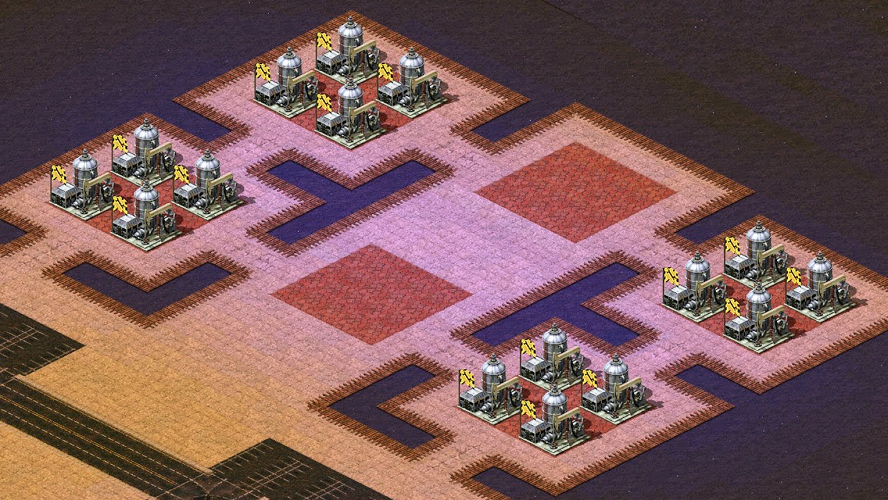 Red Alert 2 - Gasoline Station (Nice Map) - YouTube