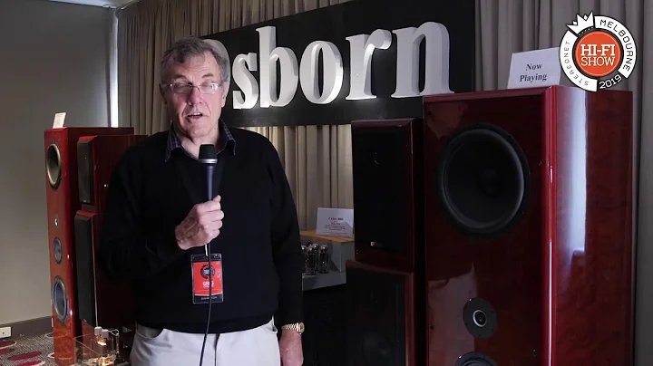 Greg Osborn from Osborn Loudspeakers at the 2019 S...