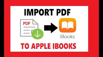 How to Import PDF to Apple IBooks