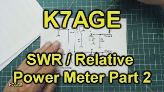 How To Build An SWR / Relative Power Bridge - Part 2
I continue building an SWR / Relative Power Bridge. This is a simple circuit. I mount the parts and explain the windings on the toroid transformer.
The circuit is based on Don Cantrell, ND6Ts Bitx Hacks web page:
http://bitxhacks.blogspot.com/2017/03/ How To Build An SWR / Relative Power Bridge - Part 2