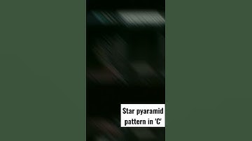 star pyramid pattern in C #coding #short #shortvideo #programming #viral #explore