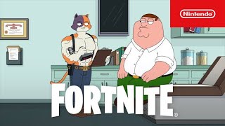 Peter Griffin Seeks Fitness Advice From Meowscles | Fortnite Hybrid Short for Nintendo Switch