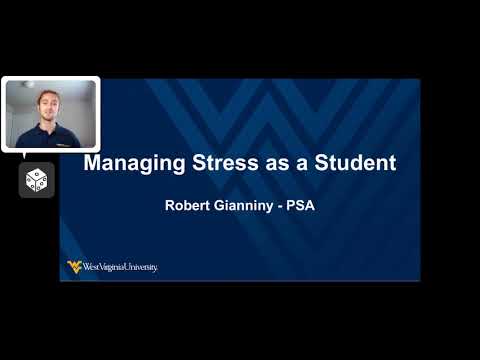 Managing Stress as a Student | Presidential Student Ambassadors
