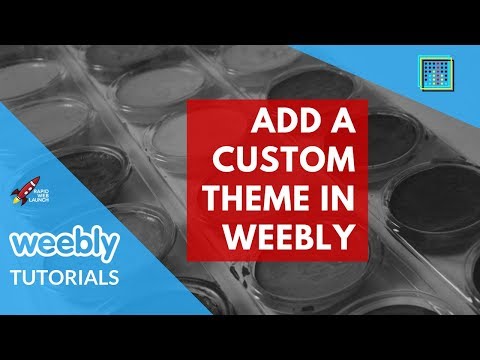 تصویری: چگونه تم خود را در Weebly ایجاد می کنید؟