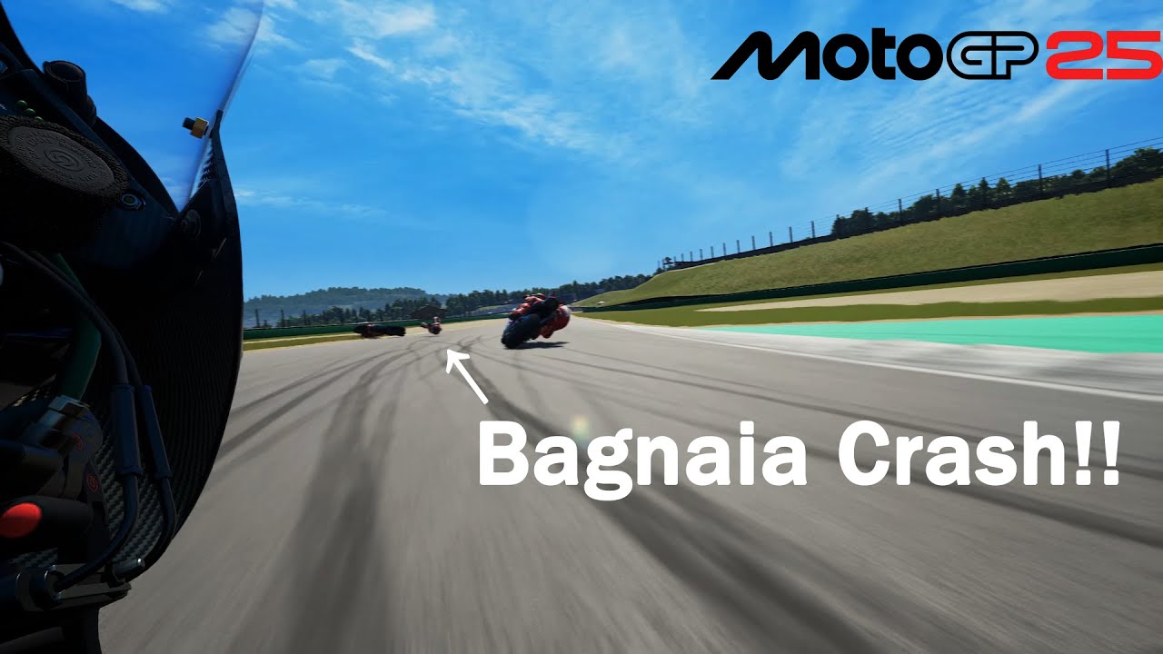 POV Pecco Bagnaia Crash!! │Motogp25 Realistic