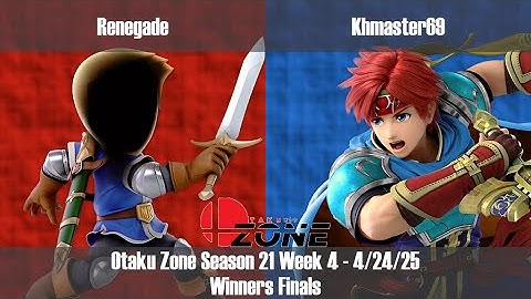 OZone21W4 - WF - Renegade [Mii Swordfighter] vs Khmaster69 [Roy + Pyra/Mythra]