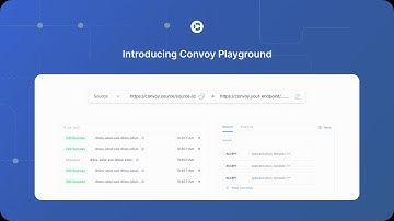 Convoy Launch Week: Convoy Webhooks Playground