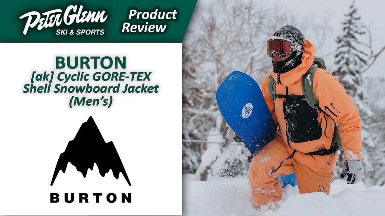 Burton [ak] Cyclic GORE-TEX Shell Snowboard Jacket (Men's) | W22/23 Product  Review