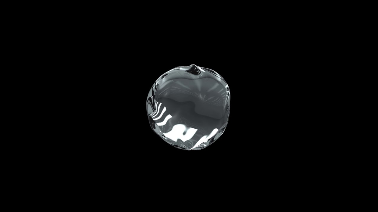 water drop 3d model anmation material YouTube