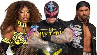 Naomi Vs Rey Mysterio Vs Nick Jackson- Springboard Sitout Facebuster