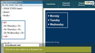 Aligning of Text | Web page designing using HTML | Computer | iPrep screenshot 4