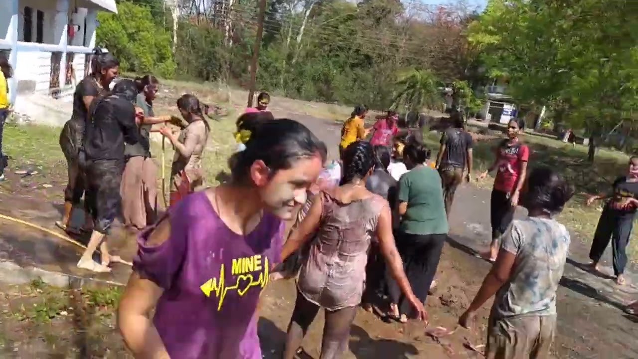 hostel girls holi vlog #holi #hostel #nurse #collegelife #viralvideo