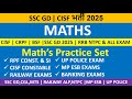 Complete Maths Revision for ssc | Railway Exam maths | SSC GD maths | CISF Maths | Banking Exams