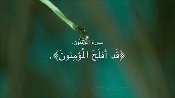 سورة المؤمنون | الشيخ صالح مقبل الشراري.