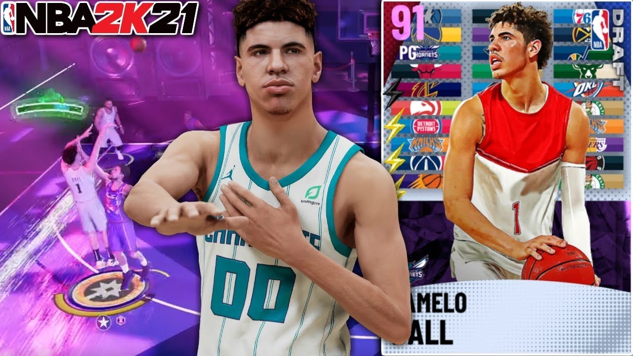 Evo Amethyst Lamelo Ball Gameplay Triple Threat Next Gen Ps5 Nba 2k21 Myteam Youtube