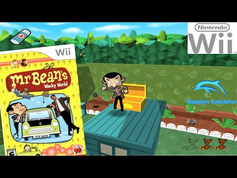 Mr Bean's Wacky World (2011) Nintendo Wii Gameplay in HD (Dolphin)
