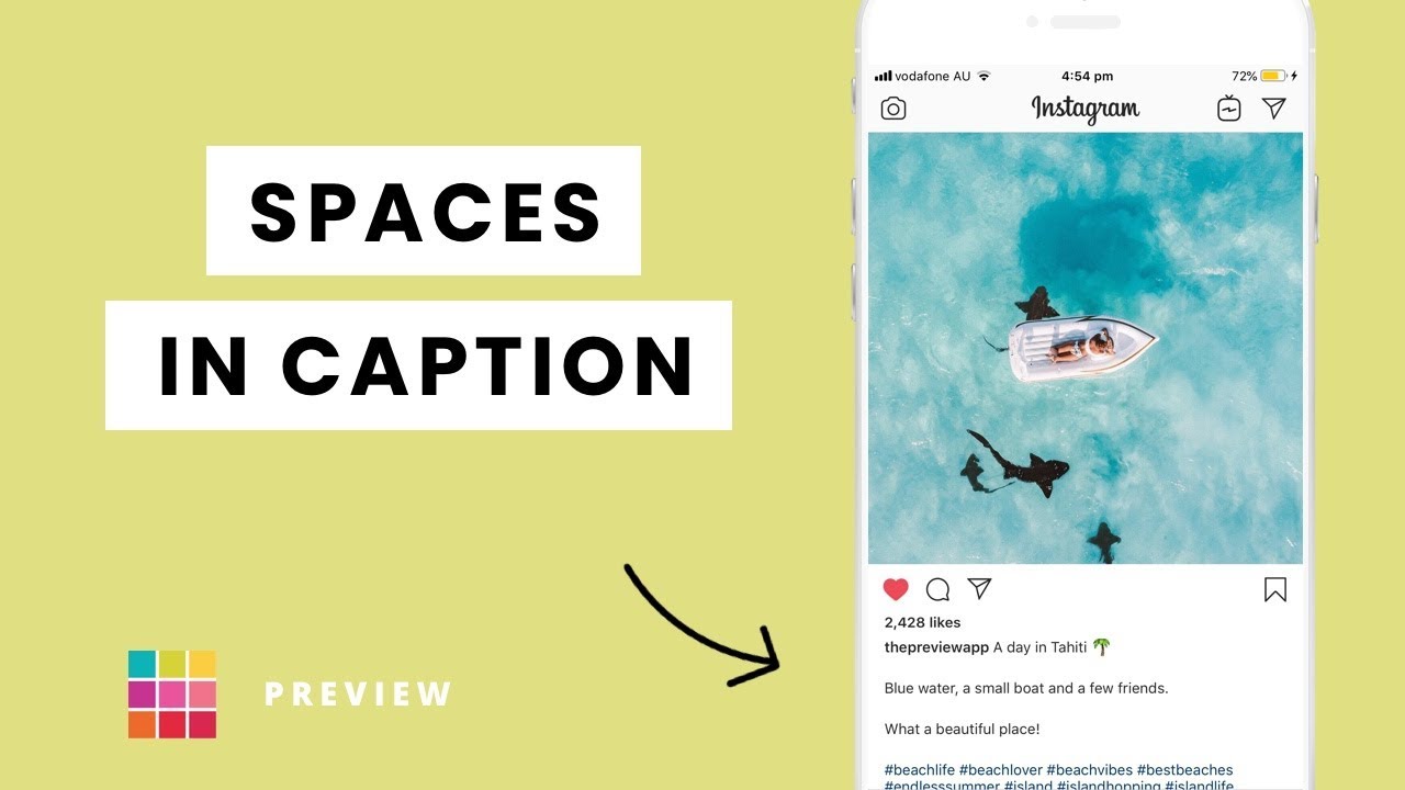 HOW TO: Line Breaks / Spaces between paragraphs in your Instagram Caption 👉 using Preview App