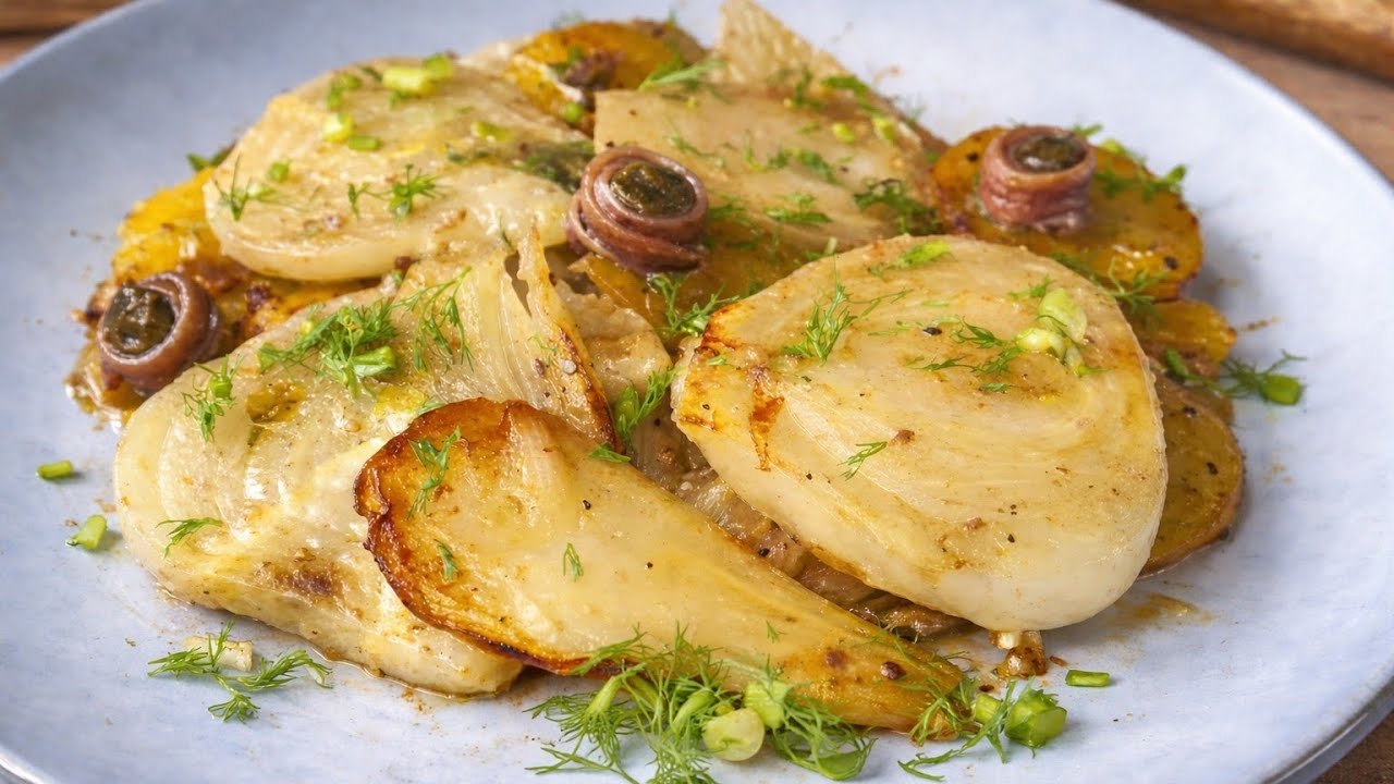 Этот рецепт я узнала от своей итальянской бабушки! Жареный фенхель, который просто тает во рту!