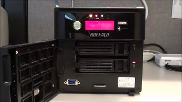 BUFFALO TeraStation   Hot Swap Hard Drive Replacement and RAID Array Rebuilding