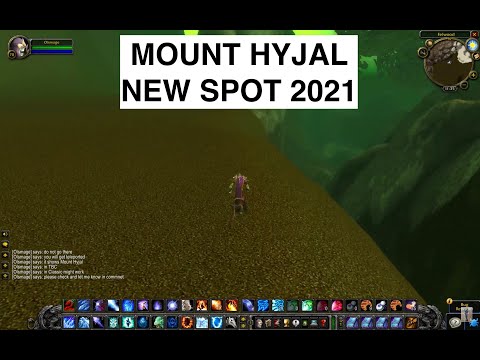 WoW TBC getting to Mount Hyjal from Fellwood/Winterspring - Blizz patched