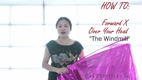 Tutorial Worship Flags Dance (How to: The Windmill) CALLED TO FLAG Praise ft Claire