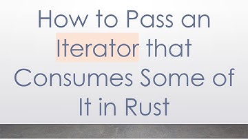 How to Pass an Iterator that Consumes Some of It in Rust