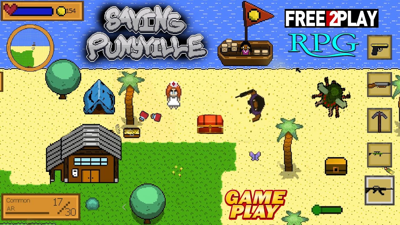Saving Punyville ★ Gameplay ★ PC Steam [ Free to Play ] RPG Game 2021 ★ HD 1080p60FPS