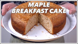 You Need This! Maple Breakfast Cake Recipe  Old Cookbook Show