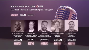 Pipeline Leak Detection in 2020: Engineer Training & Expert Panel in Oil & Gas | NuGen + KROHNE