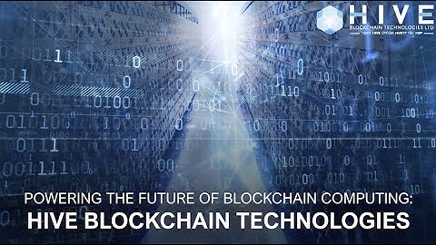 HIVE Blockchain Technologies Ltd. (TSX-V: HIVE) Webcast (April 2021) | SNN Network