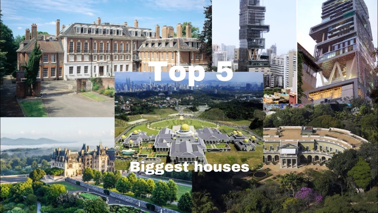 Top 5 biggest houses in the world 😱 - YouTube