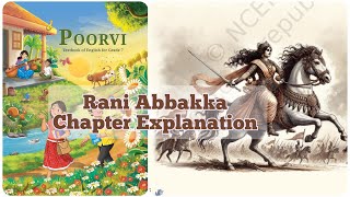 Rani Abbakka - Explanation in Hindi | Chapter 15 | Class 7th English | Unit 5 Poorvi | CBSE 2025-26 screenshot 1