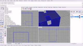 Rhino - 10 - MoveEdge   Boolean Union   Mergeallfaces