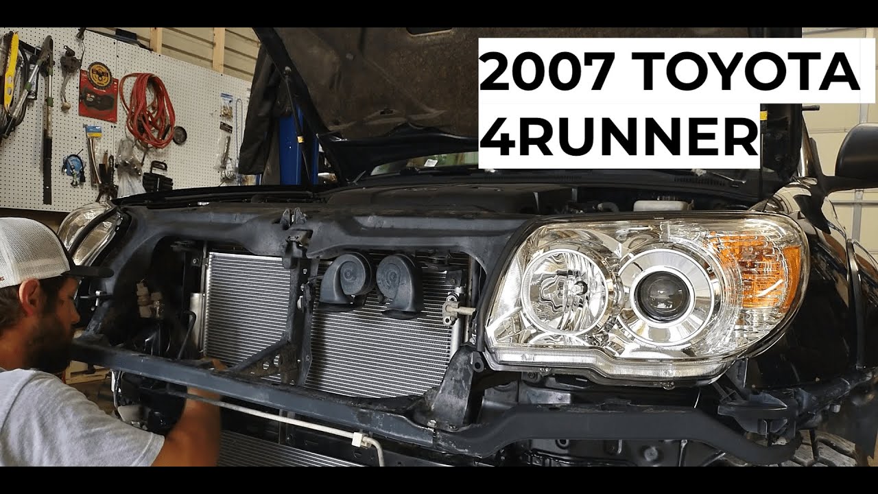 2006-2009 Toyota 4Runner - A/C Condenser Install, 4th Gen - YouTube