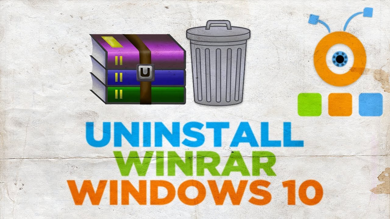 how to delete winrar windows 10