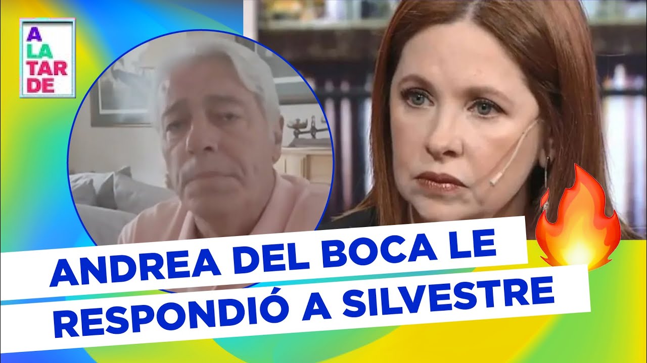 ¡ANDREA DEL BOCA le respondió a SILVESTRE!