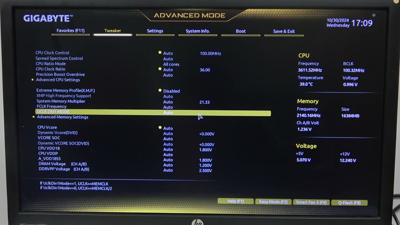 Gigabyte B550 Gaming X Motherboard - How to Manage System Memory Multiplier | Adjust RAM Performance