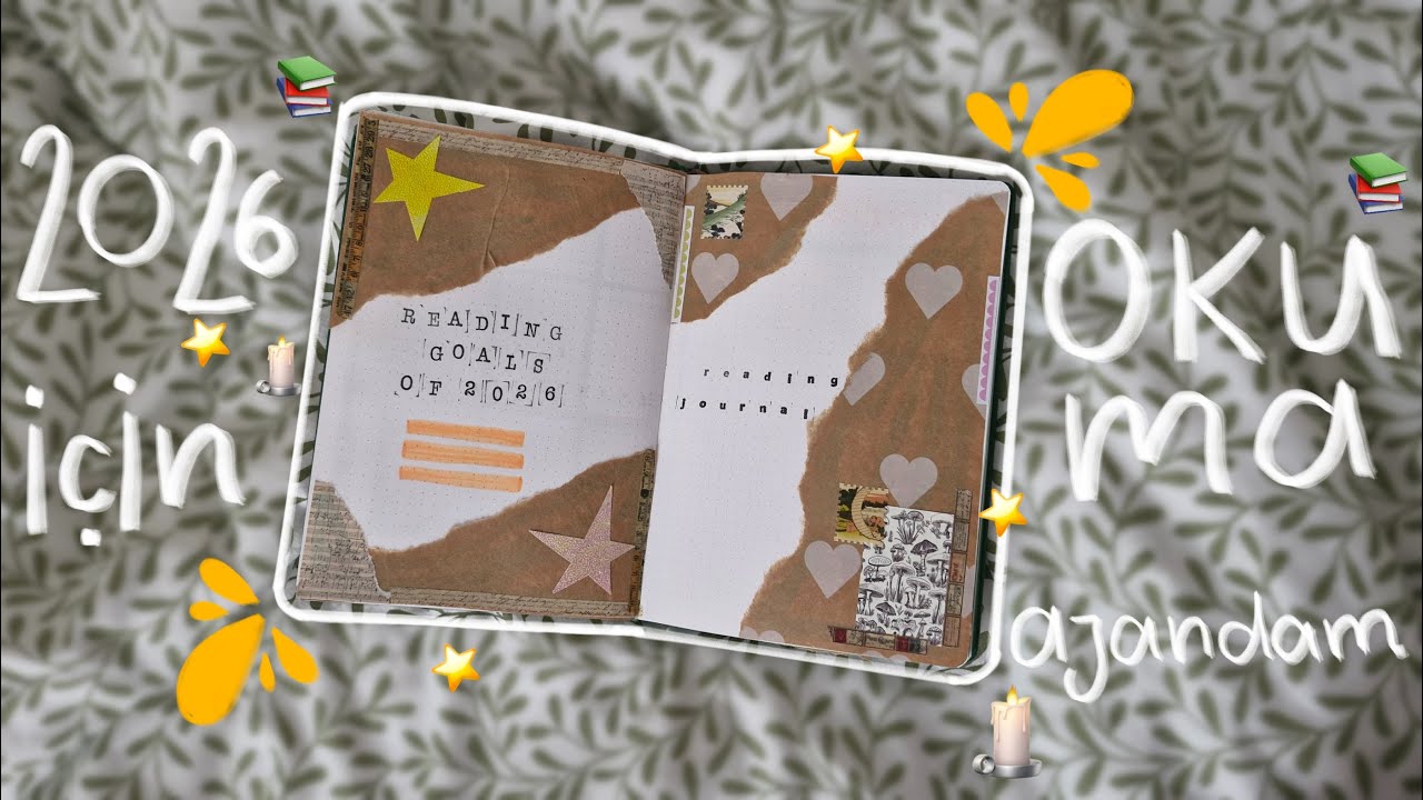 📚🕯️ Kitap Okuyamıyorsan Bunu İzle | 2026 Reading Journal