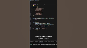 Regex para extraer dígitos en un string #shorts