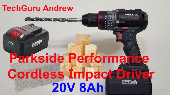 PARKSIDE Performance PSBSAP Cordless Impact Drill 20 V + 1 Battery 2 Ah X20  V Team