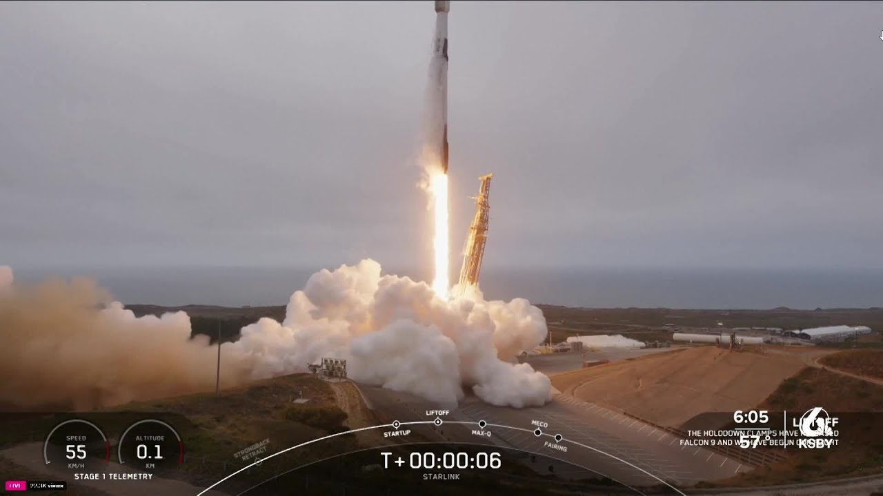SpaceX launches Falcon 9 rocket from Vandenberg Space Force Base Friday ...