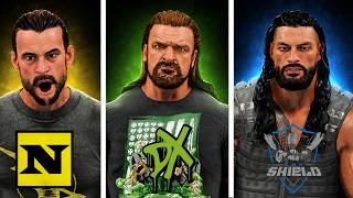 I Put Every GOAT Faction In A Royal Rumble!
