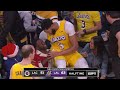 Anthony Davis Falls into Stands and Onto Kevin Hart During Lakers-Clippers