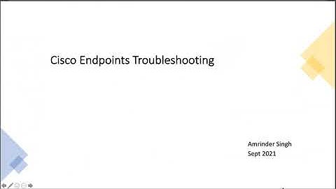 Cisco Endpoint Troubleshooting