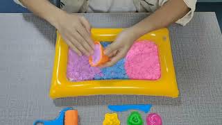 Cool Sisland Magic Dynamic Sand / Soft Slime Space Play Sand Antistress Supplies / Smart Gadget Idea screenshot 5