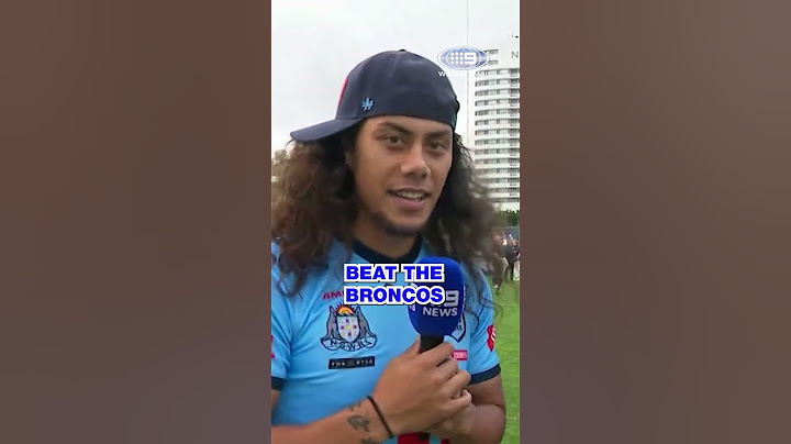 Luai never misses a chance to poke fun! 😄😄#9WWOS #StateofOrigin #NRL
